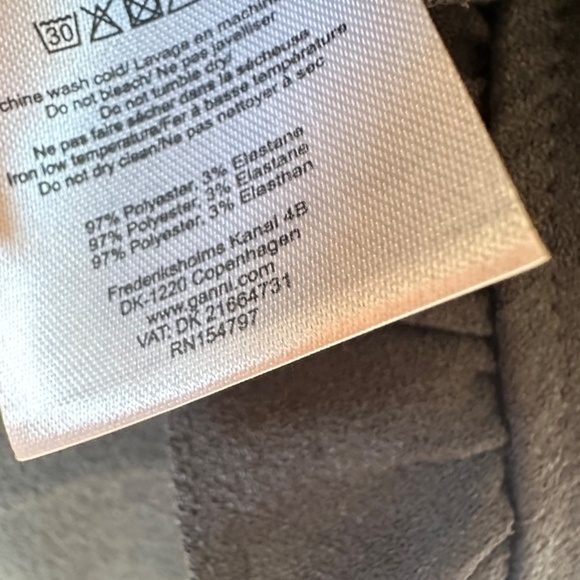 GANNI black clark dress, S,  G964 - Picture 7 of 7